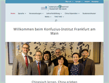 Tablet Screenshot of konfuzius-institut-frankfurt.de